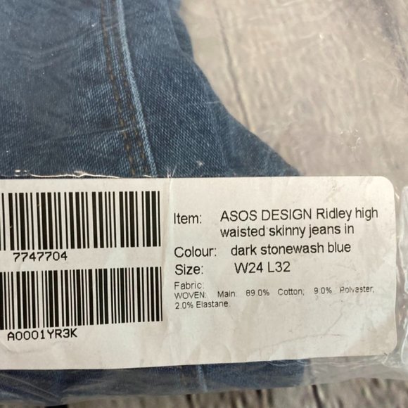 ASOS Design Ridley High Waisted Skinny Jeans - Picture 6 of 6